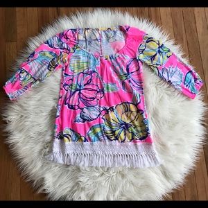Lilly Pulitzer Off the Shoulder Top